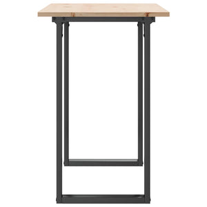 Esstisch Kiefer Massivholz & Stahl, 100x50 cm