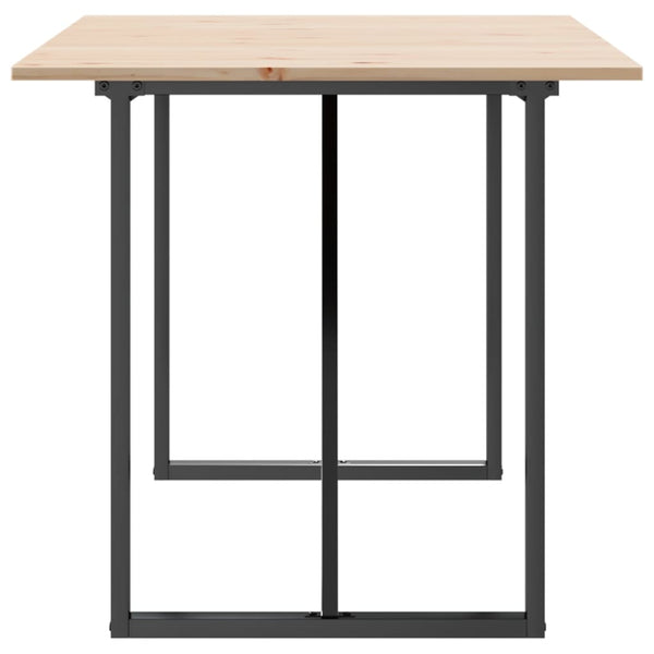 Esstisch Kiefer Massivholz & Stahl 160x80 cm