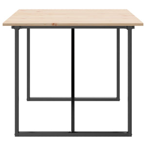 Esstisch Kiefer Massivholz & Stahl 180x90 cm