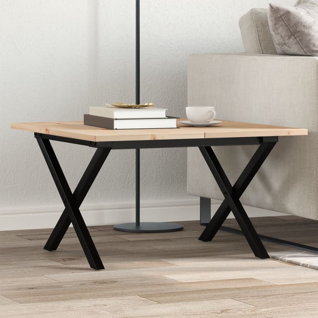 Couchtisch Kiefer Massivholz 60x60 cm