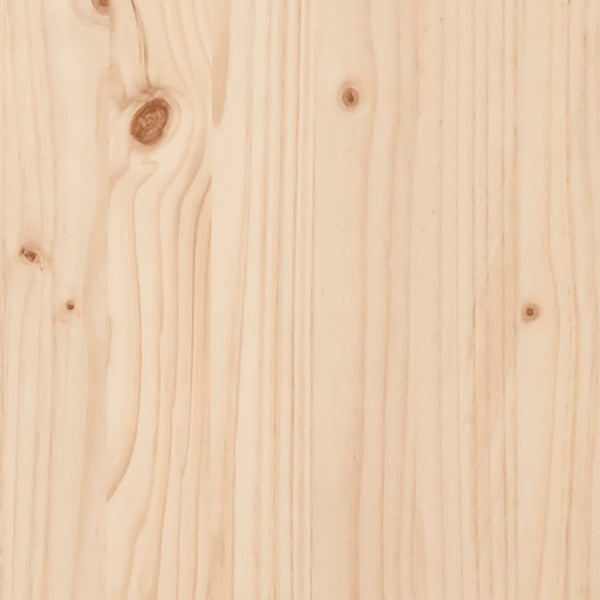 Couchtisch Kiefer Massivholz X-Gestell 80x50 cm
