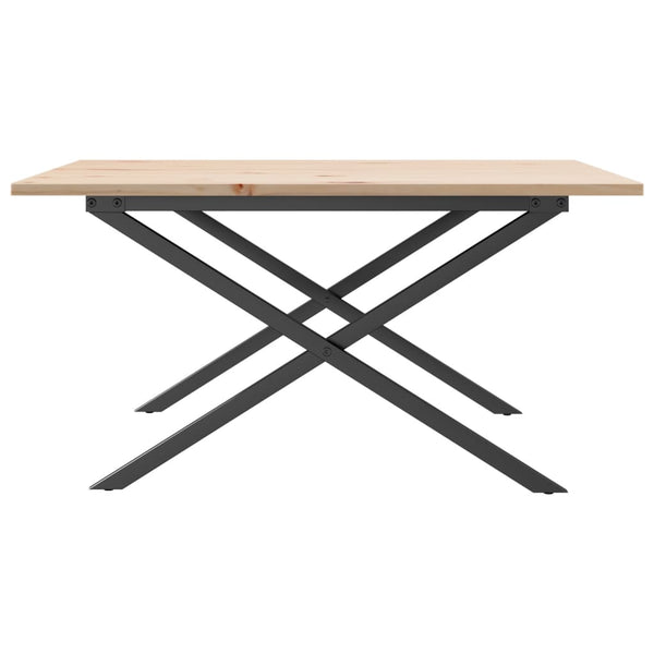 Couchtisch Kiefer Massivholz 80x80 cm