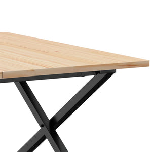 Couchtisch Kiefer Massivholz 80x80 cm