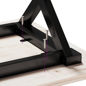 Couchtisch Kiefer Massivholz 80x80 cm