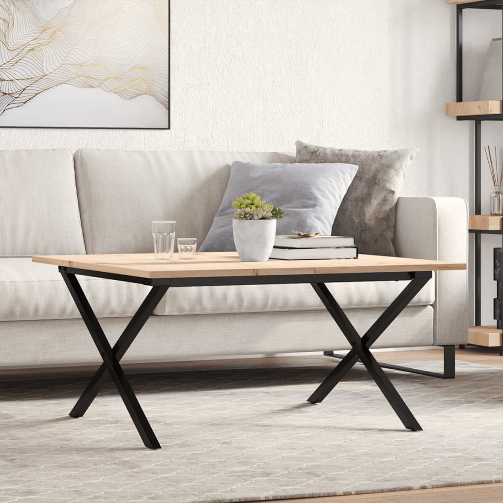 Couchtisch Kiefer Massivholz 80x80 cm