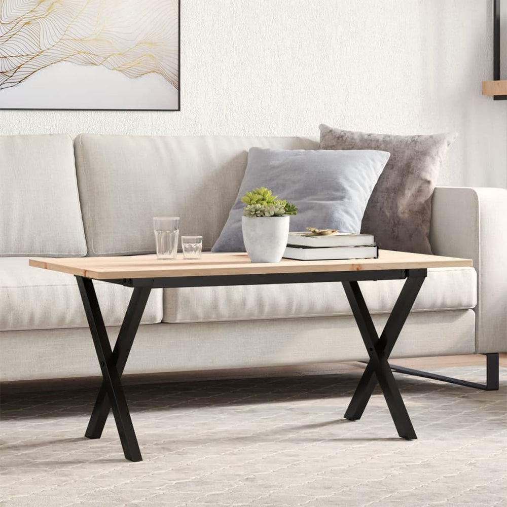Couchtisch Kiefer Massivholz 90x40 cm