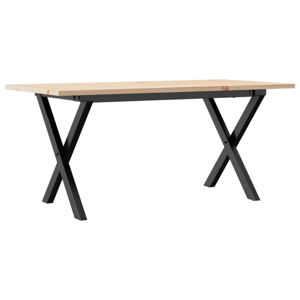 Couchtisch Kiefer Massivholz & Stahl