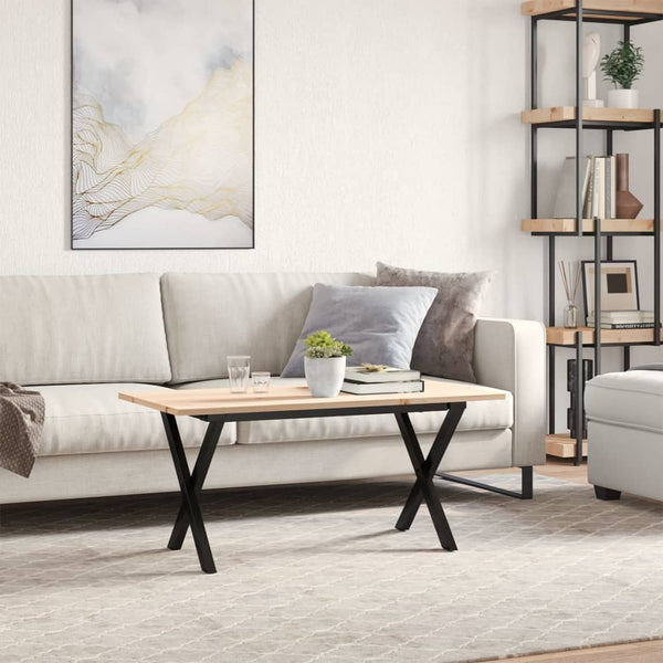 Couchtisch Kiefer Massivholz & Stahl
