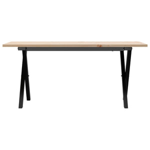 Couchtisch Kiefer Massivholz & Stahl