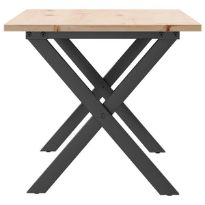 Couchtisch Kiefer Massivholz & Stahl