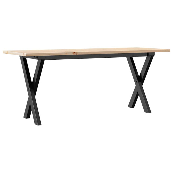 Couchtisch Kiefer Massivholz & Stahl