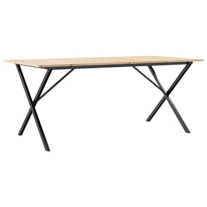 Esstisch Kiefer Massivholz & Stahl, 180cm