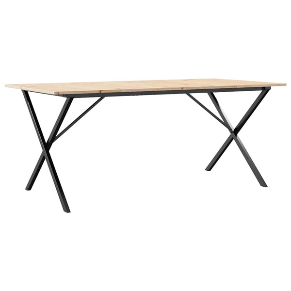 Esstisch Kiefer Massivholz & Stahl, 180cm