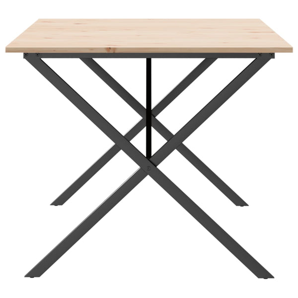 Esstisch Kiefer Massivholz & Stahl, 180cm