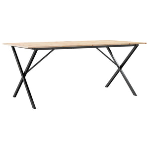 Esstisch Kiefer Massivholz & Stahl, 180cm