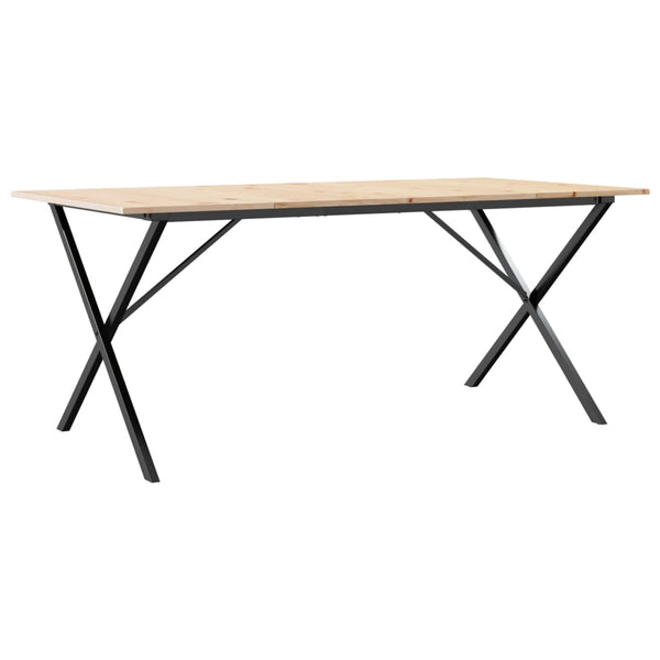 Esstisch Kiefer Massivholz & Stahl, 180cm