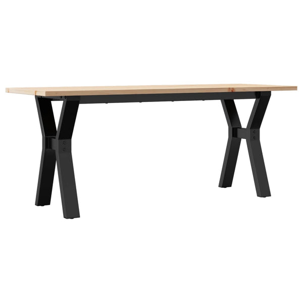 Couchtisch Kiefer Massivholz & Stahl