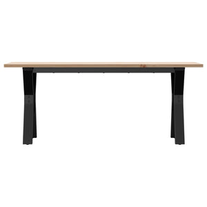 Couchtisch Kiefer Massivholz & Stahl