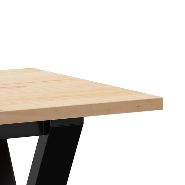 Couchtisch Kiefer Massivholz & Stahl