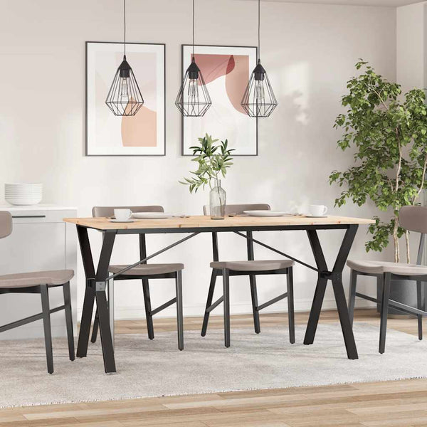 Esstisch Y-Gestell Kiefer Massivholz 140x80 cm