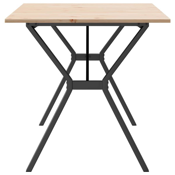 Esstisch Y-Gestell Kiefer Massivholz 140x80 cm