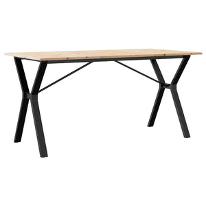 Esstisch Y-Gestell Kiefer Massivholz 140x80 cm