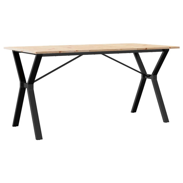 Esstisch Y-Gestell Kiefer Massivholz 140x80 cm