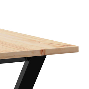 Esstisch Y-Gestell Kiefer Massivholz 140x80 cm