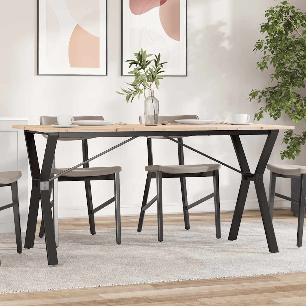 Esstisch Y-Gestell Kiefer Massivholz 140x80 cm
