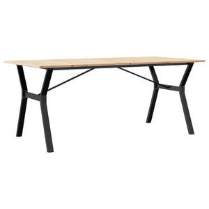 Massivholz Esstisch mit Y-Gestell, 180 cm