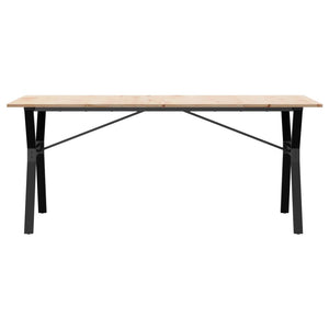 Massivholz Esstisch mit Y-Gestell, 180 cm