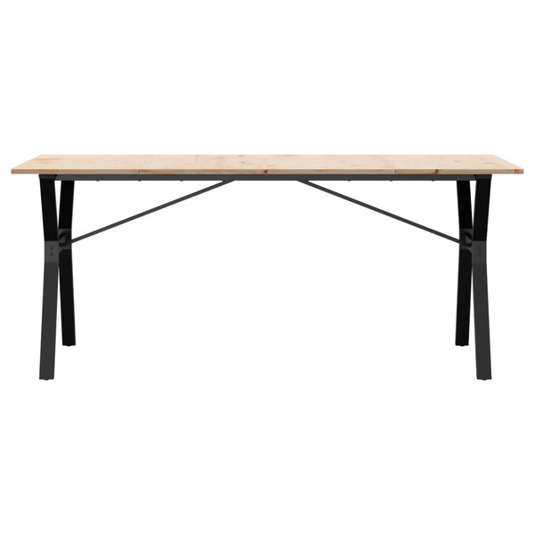 Massivholz Esstisch mit Y-Gestell, 180 cm