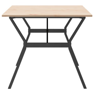 Massivholz Esstisch mit Y-Gestell, 180 cm