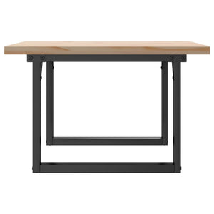 Couchtisch Kiefer Massivholz Stahl 70x70 cm