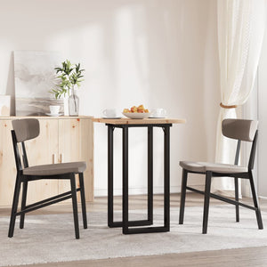 Esstisch Kiefer Massivholz & Stahl O-Gestell
