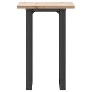 Esstisch Kiefer Massivholz & Stahl O-Gestell