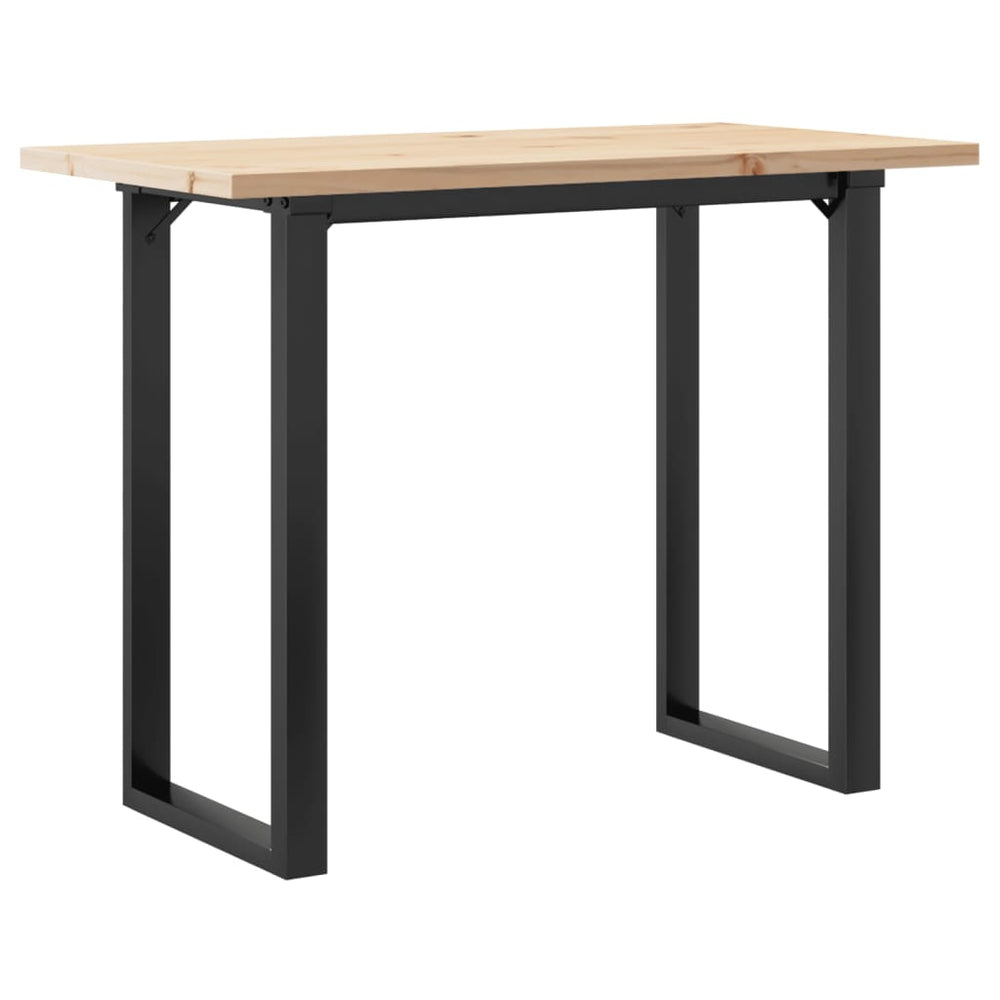 Esstisch Kiefer Massivholz & Stahl 100x50 cm