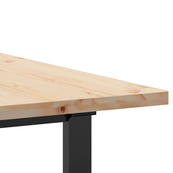 Esstisch Kiefer Massivholz & Stahl 160x80 cm