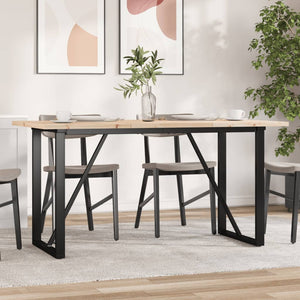 Esstisch Kiefer Massivholz & Stahl 160x80 cm
