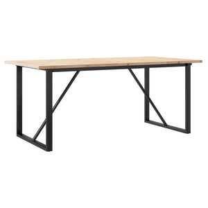 Esstisch Kiefer Massivholz & Stahl 180x90 cm