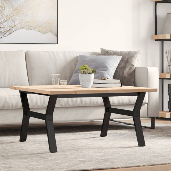 Couchtisch Kiefer Massivholz 90x90 cm
