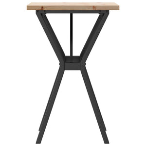Esstisch Kiefer Massivholz & Stahl Y-Gestell