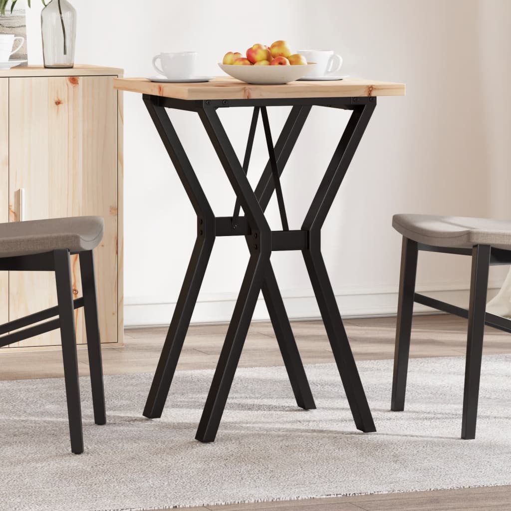Esstisch Kiefer Massivholz & Stahl Y-Gestell