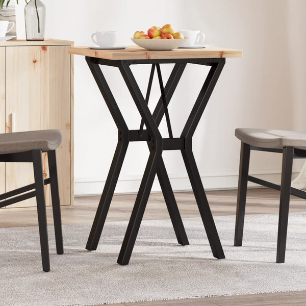 Esstisch Kiefer Massivholz & Stahl Y-Gestell