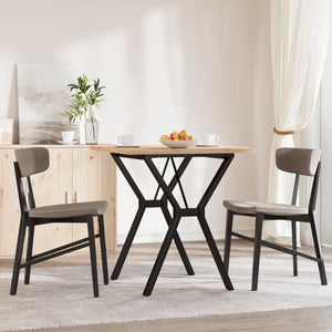 Esstisch Kiefer Massivholz & Stahl, 70x70 cm