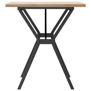Esstisch Kiefer Massivholz & Stahl, 70x70 cm