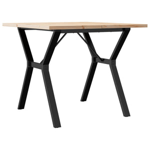 Esstisch Kiefer Massivholz Y-Gestell 90x90