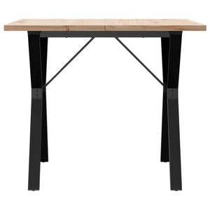Esstisch Kiefer Massivholz Y-Gestell 90x90