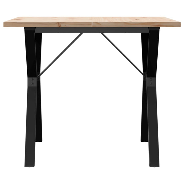 Esstisch Kiefer Massivholz Y-Gestell 90x90