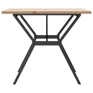 Esstisch Kiefer Massivholz Y-Gestell 90x90
